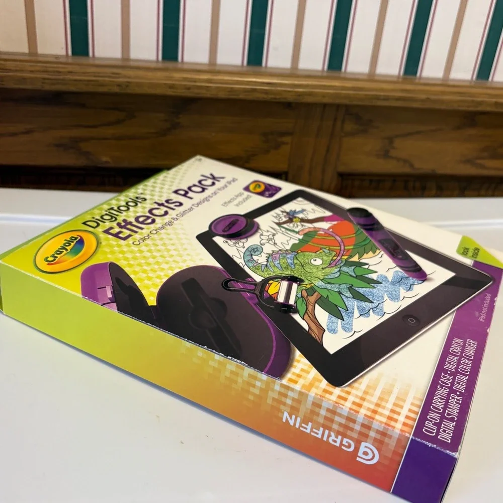 Crayola DigiTools Effects Pack iPad Digital Art Kit Purple 95-1012 New